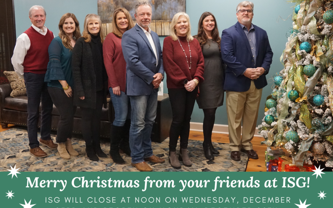 Merry Christmas From Your Friends at ISG